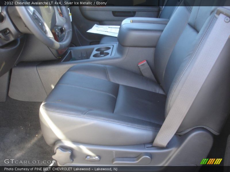 Silver Ice Metallic / Ebony 2012 Chevrolet Avalanche LT 4x4