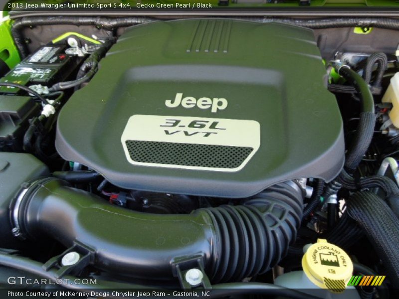  2013 Wrangler Unlimited Sport S 4x4 Engine - 3.6 Liter DOHC 24-Valve VVT Pentastar V6