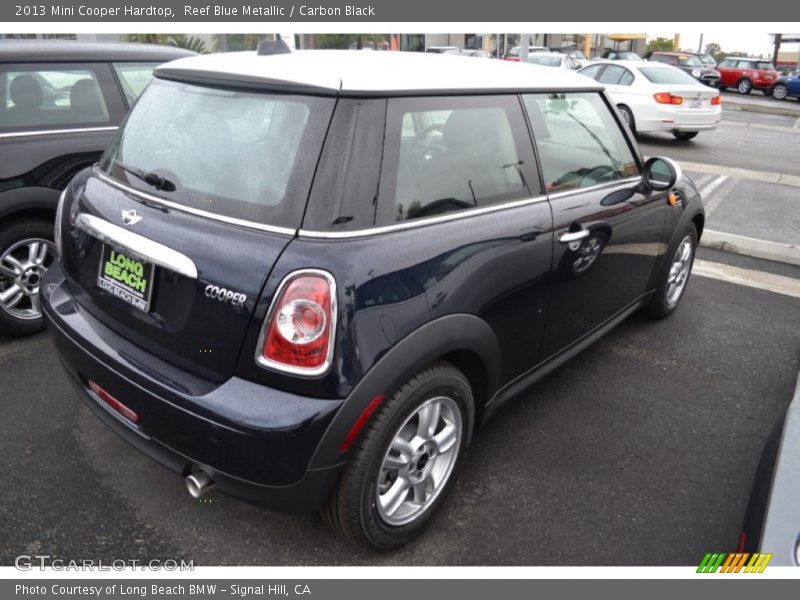 Reef Blue Metallic / Carbon Black 2013 Mini Cooper Hardtop