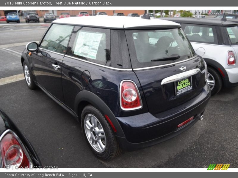 Reef Blue Metallic / Carbon Black 2013 Mini Cooper Hardtop