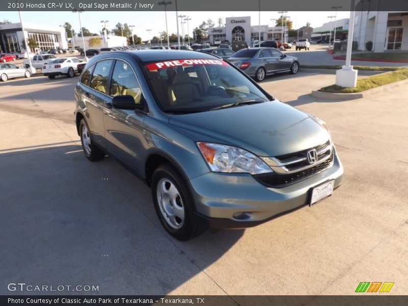 Opal Sage Metallic / Ivory 2010 Honda CR-V LX