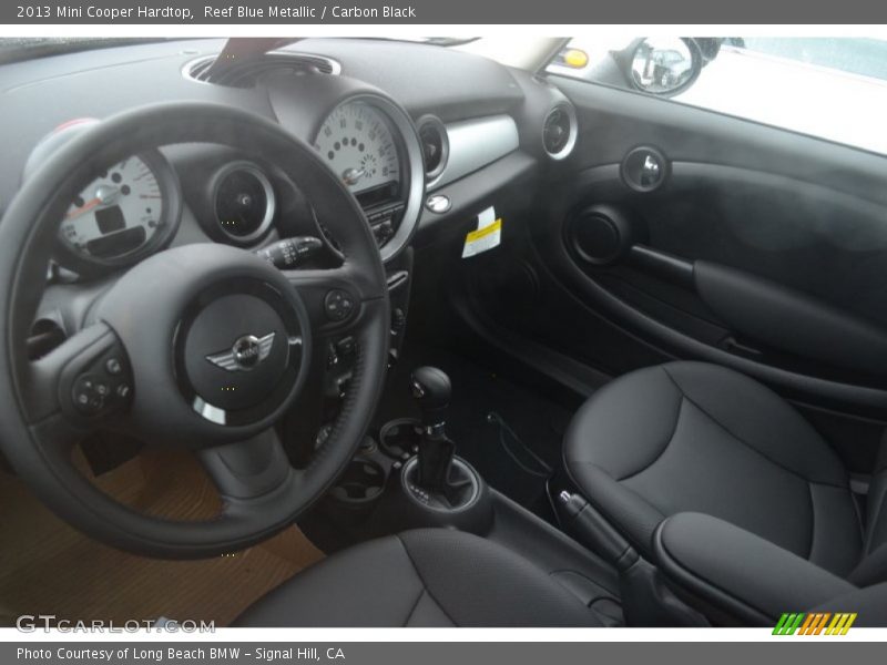 Reef Blue Metallic / Carbon Black 2013 Mini Cooper Hardtop