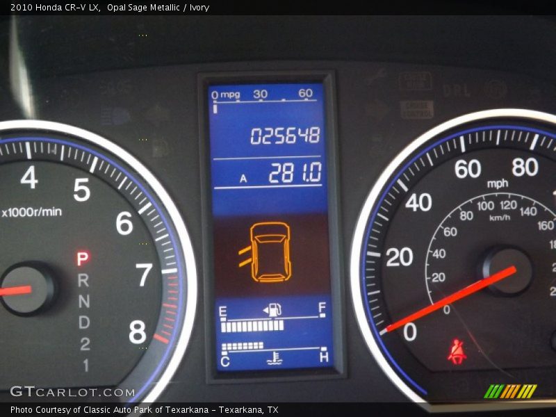 Opal Sage Metallic / Ivory 2010 Honda CR-V LX