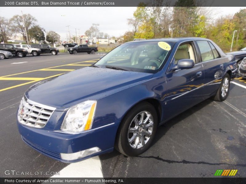 Blue Diamond Tricoat / Cashmere/Cocoa 2008 Cadillac DTS
