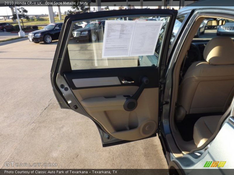 Opal Sage Metallic / Ivory 2010 Honda CR-V LX