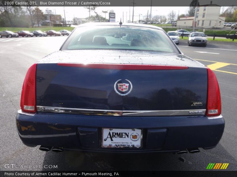 Blue Diamond Tricoat / Cashmere/Cocoa 2008 Cadillac DTS
