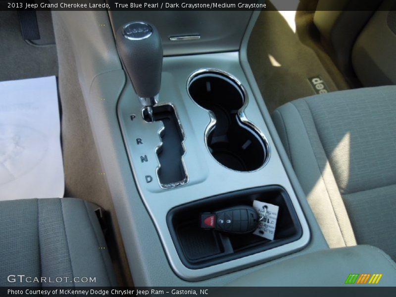 True Blue Pearl / Dark Graystone/Medium Graystone 2013 Jeep Grand Cherokee Laredo