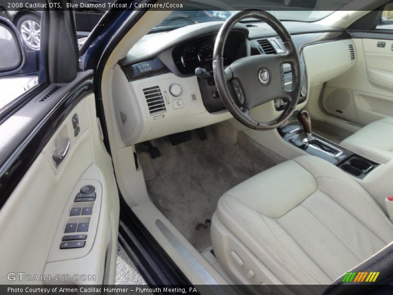 Blue Diamond Tricoat / Cashmere/Cocoa 2008 Cadillac DTS