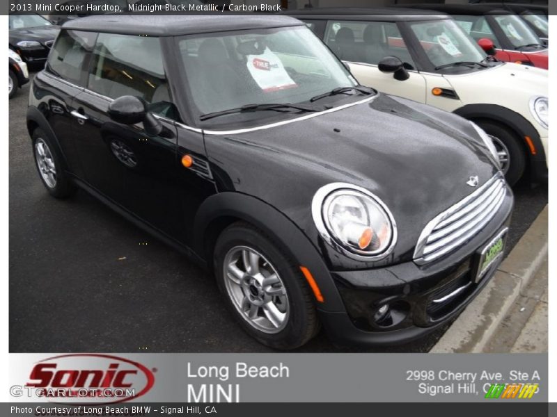 Midnight Black Metallic / Carbon Black 2013 Mini Cooper Hardtop