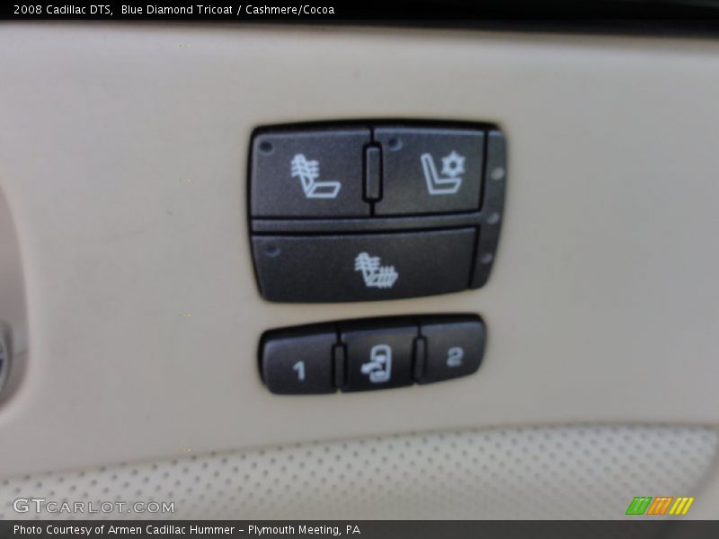 Blue Diamond Tricoat / Cashmere/Cocoa 2008 Cadillac DTS