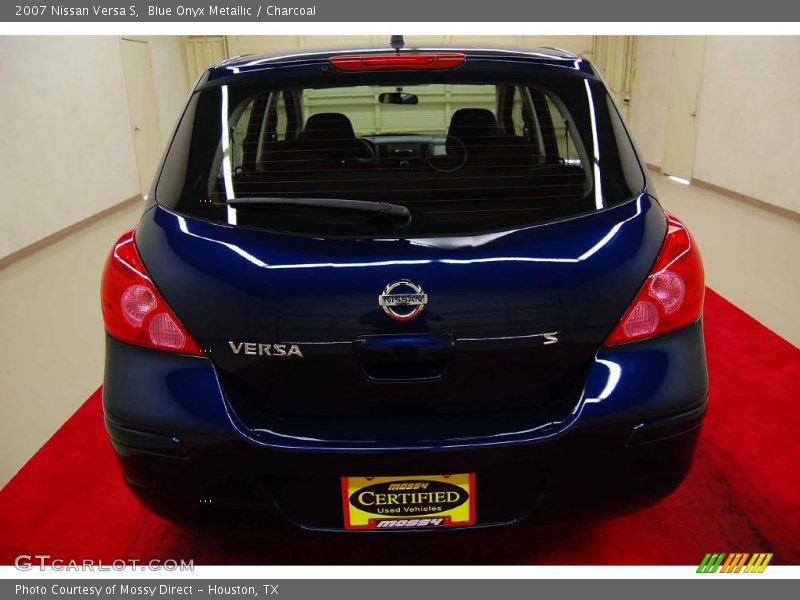 Blue Onyx Metallic / Charcoal 2007 Nissan Versa S