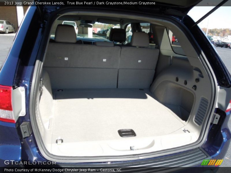 True Blue Pearl / Dark Graystone/Medium Graystone 2013 Jeep Grand Cherokee Laredo
