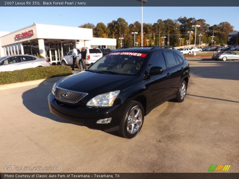 Black Forest Pearl / Ivory 2007 Lexus RX 350