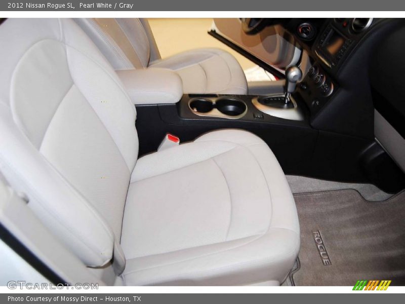 Pearl White / Gray 2012 Nissan Rogue SL