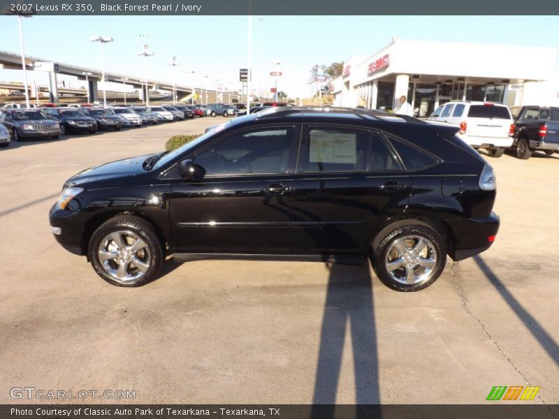 Black Forest Pearl / Ivory 2007 Lexus RX 350