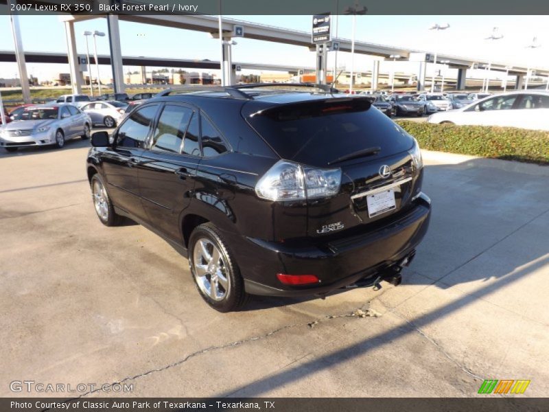 Black Forest Pearl / Ivory 2007 Lexus RX 350
