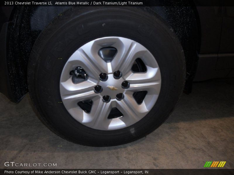Atlantis Blue Metallic / Dark Titanium/Light Titanium 2013 Chevrolet Traverse LS