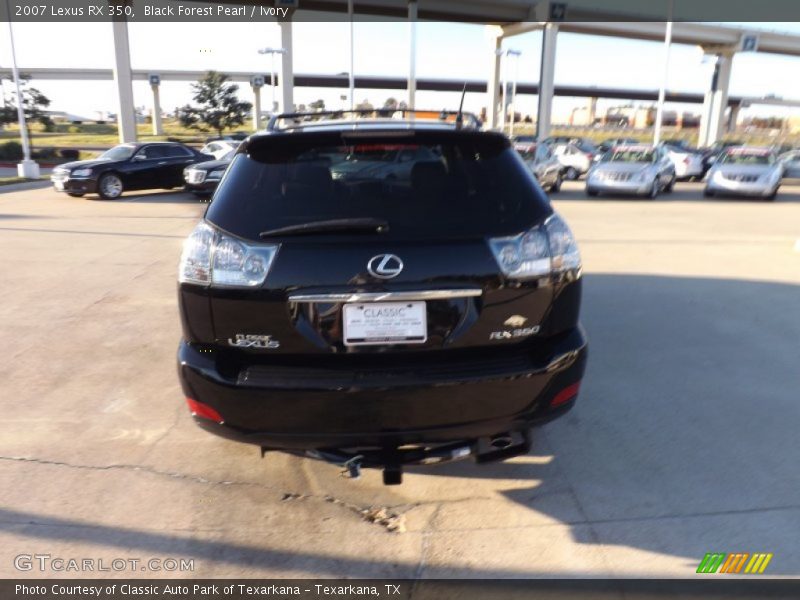 Black Forest Pearl / Ivory 2007 Lexus RX 350