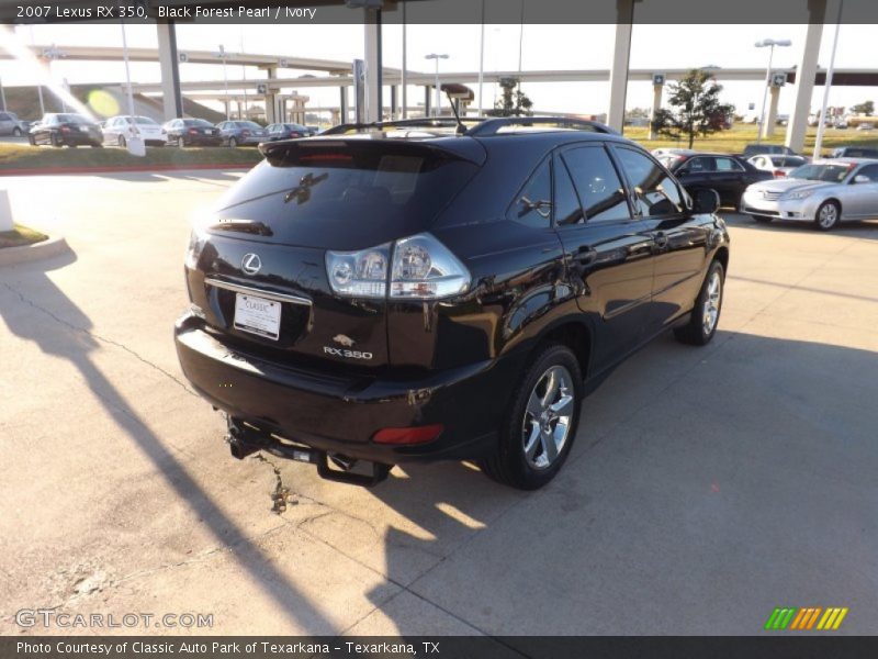 Black Forest Pearl / Ivory 2007 Lexus RX 350
