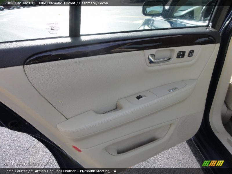 Blue Diamond Tricoat / Cashmere/Cocoa 2008 Cadillac DTS
