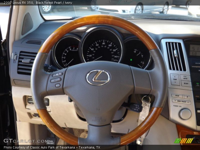Black Forest Pearl / Ivory 2007 Lexus RX 350