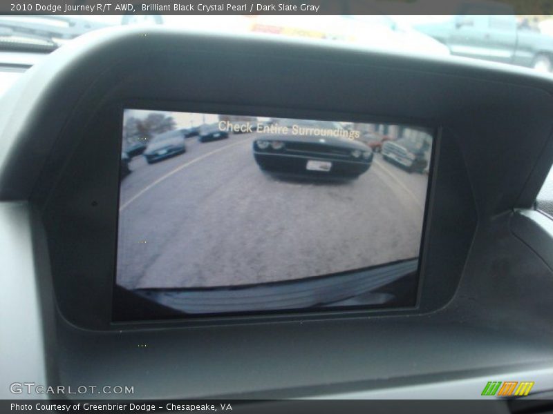 Brilliant Black Crystal Pearl / Dark Slate Gray 2010 Dodge Journey R/T AWD