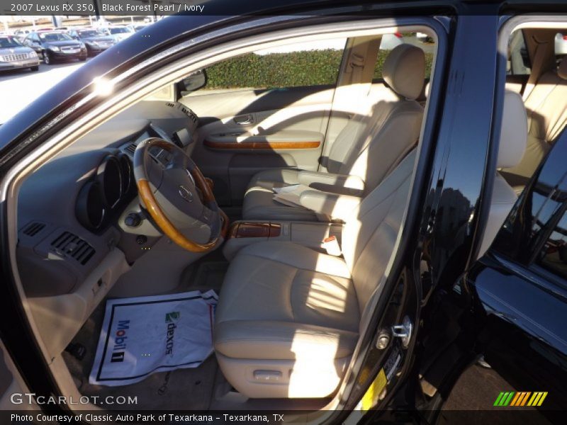 Black Forest Pearl / Ivory 2007 Lexus RX 350