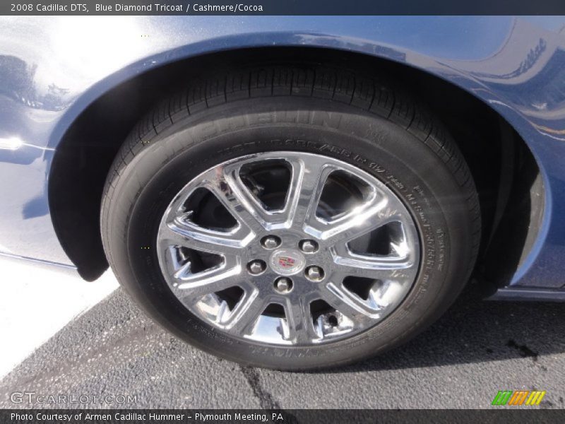 Blue Diamond Tricoat / Cashmere/Cocoa 2008 Cadillac DTS