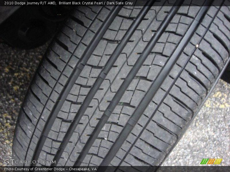 Brilliant Black Crystal Pearl / Dark Slate Gray 2010 Dodge Journey R/T AWD