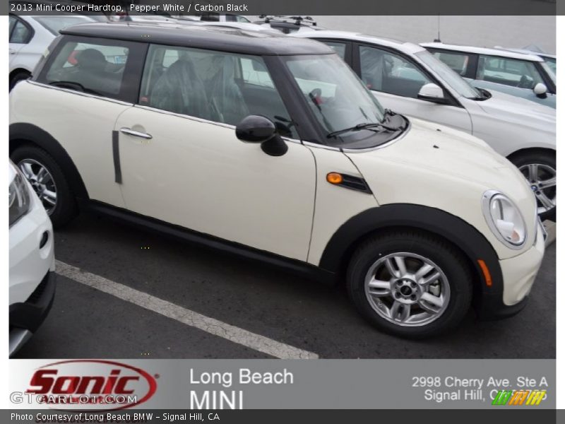 Pepper White / Carbon Black 2013 Mini Cooper Hardtop