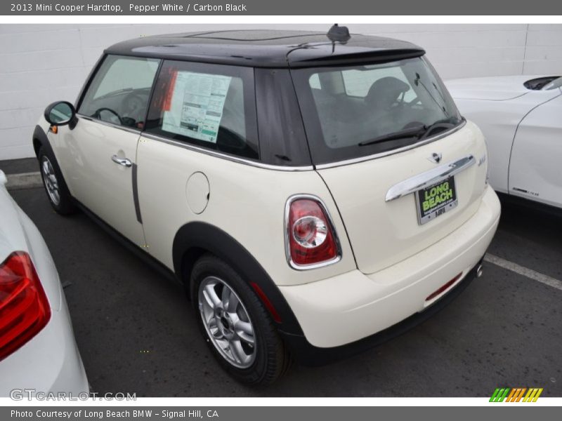 Pepper White / Carbon Black 2013 Mini Cooper Hardtop