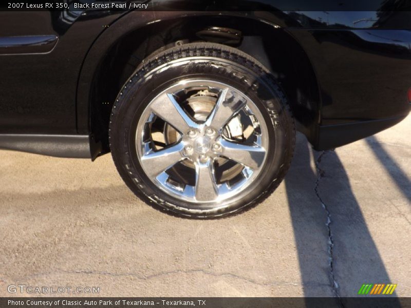 Black Forest Pearl / Ivory 2007 Lexus RX 350