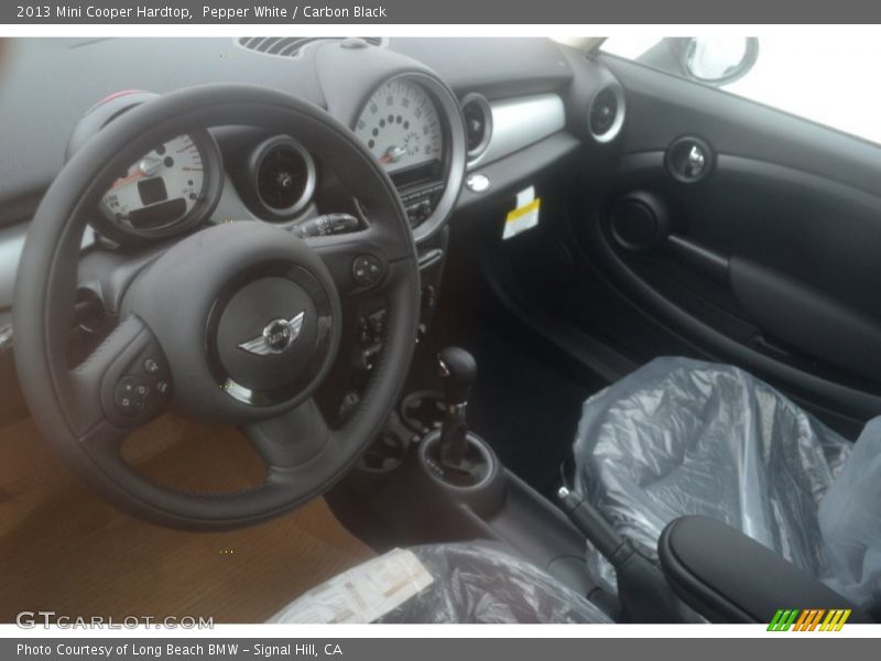 Pepper White / Carbon Black 2013 Mini Cooper Hardtop