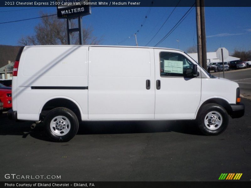 Summit White / Medium Pewter 2013 Chevrolet Express 2500 Cargo Van