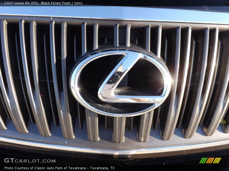 Black Forest Pearl / Ivory 2007 Lexus RX 350