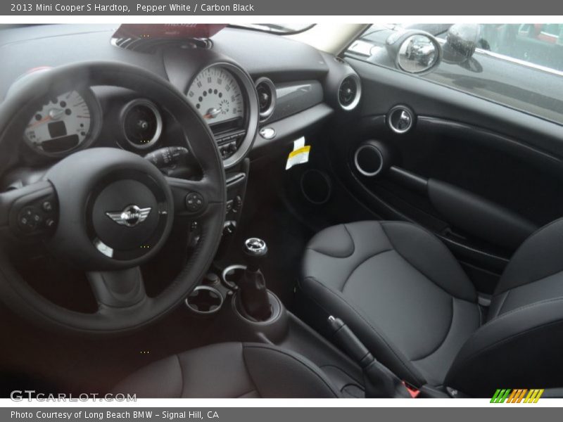 Pepper White / Carbon Black 2013 Mini Cooper S Hardtop