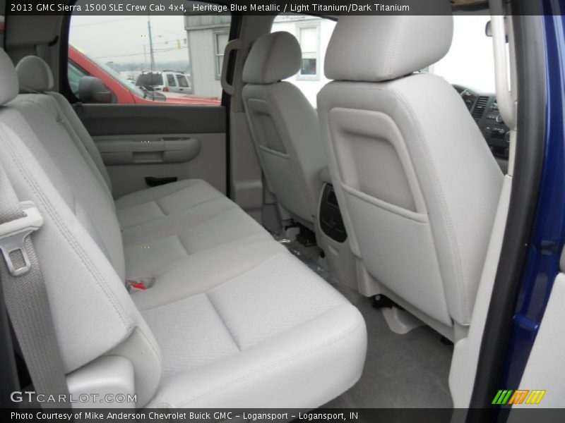 Heritage Blue Metallic / Light Titanium/Dark Titanium 2013 GMC Sierra 1500 SLE Crew Cab 4x4