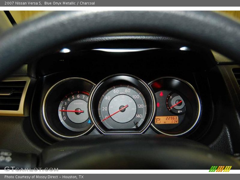 Blue Onyx Metallic / Charcoal 2007 Nissan Versa S