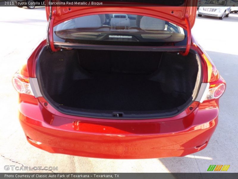 Barcelona Red Metallic / Bisque 2011 Toyota Corolla LE