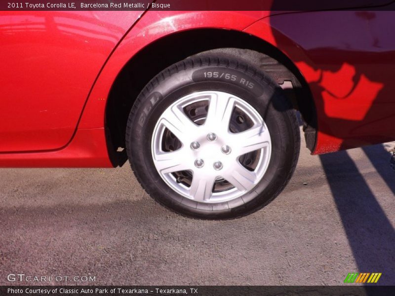 Barcelona Red Metallic / Bisque 2011 Toyota Corolla LE