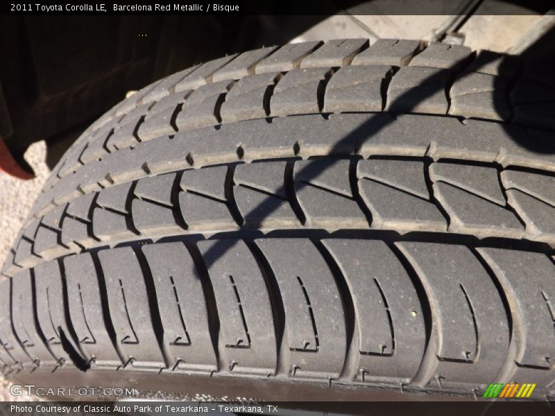 Barcelona Red Metallic / Bisque 2011 Toyota Corolla LE