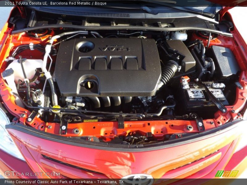 Barcelona Red Metallic / Bisque 2011 Toyota Corolla LE