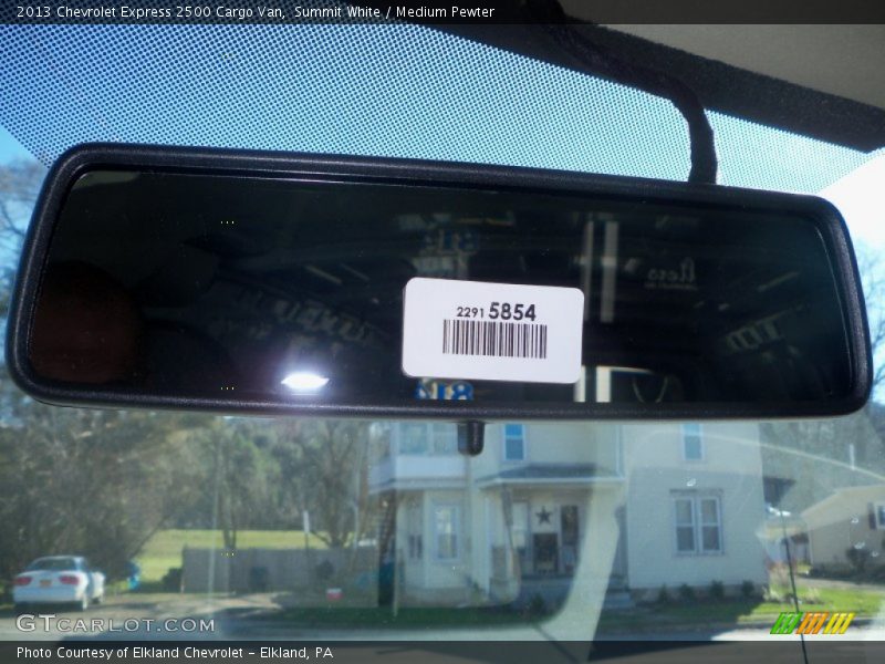 Summit White / Medium Pewter 2013 Chevrolet Express 2500 Cargo Van