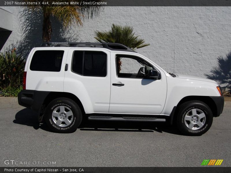 Avalanche White / Steel/Graphite 2007 Nissan Xterra X 4x4