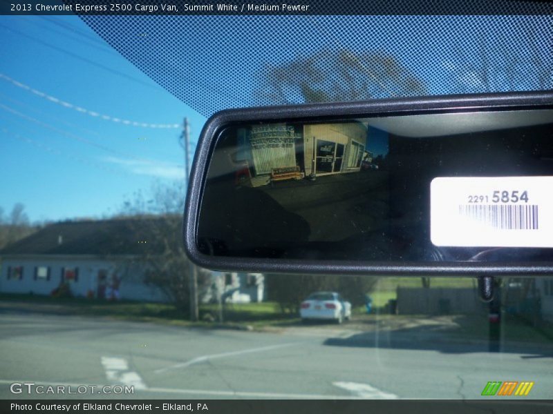 Summit White / Medium Pewter 2013 Chevrolet Express 2500 Cargo Van
