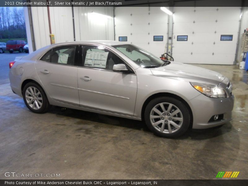 Silver Ice Metallic / Jet Black/Titanium 2013 Chevrolet Malibu LT