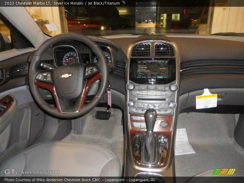 Silver Ice Metallic / Jet Black/Titanium 2013 Chevrolet Malibu LT