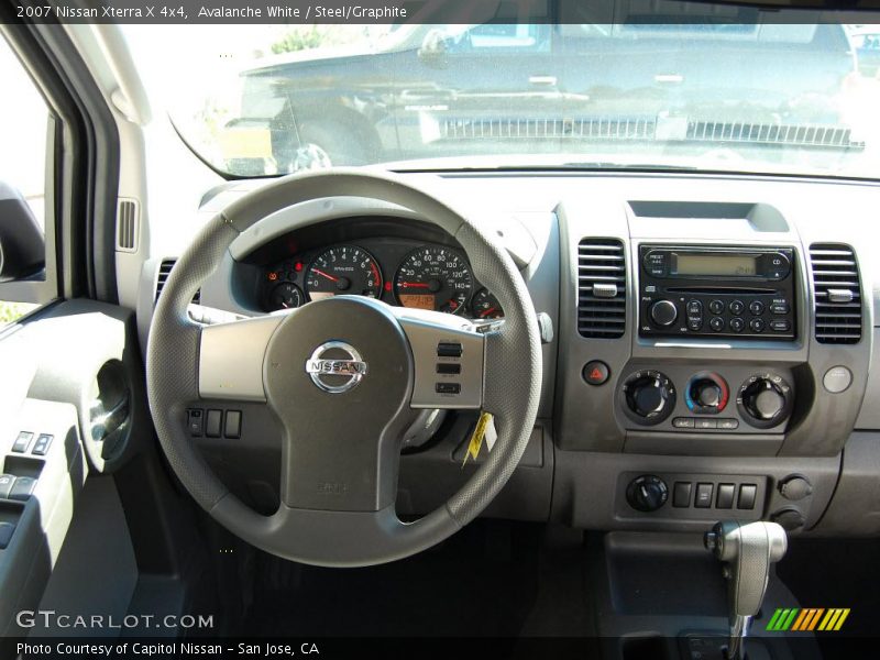 Avalanche White / Steel/Graphite 2007 Nissan Xterra X 4x4