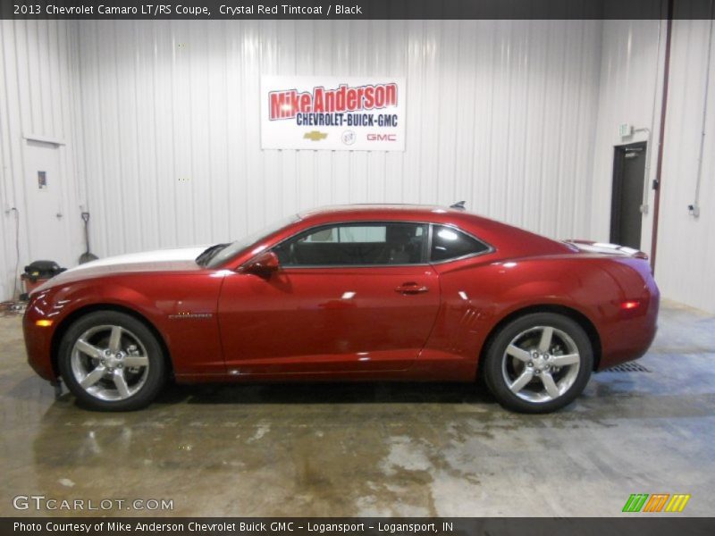 Crystal Red Tintcoat / Black 2013 Chevrolet Camaro LT/RS Coupe
