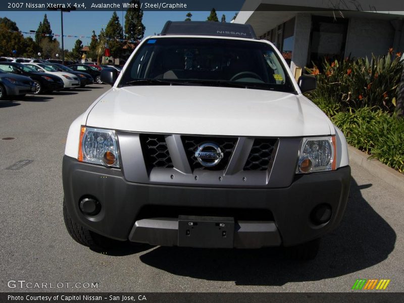Avalanche White / Steel/Graphite 2007 Nissan Xterra X 4x4
